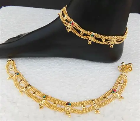 22K Gold Anklet – Elegant Design with Premium Craftsmanship